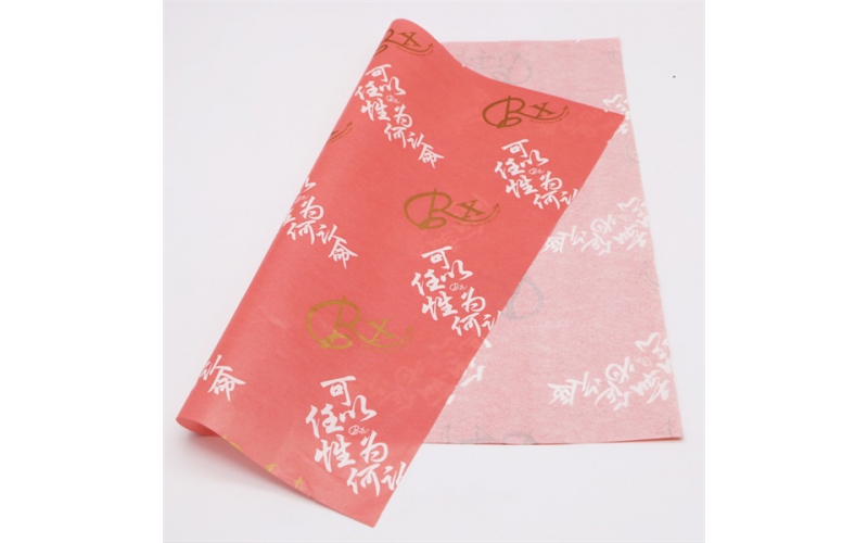 Wrapping paper printing